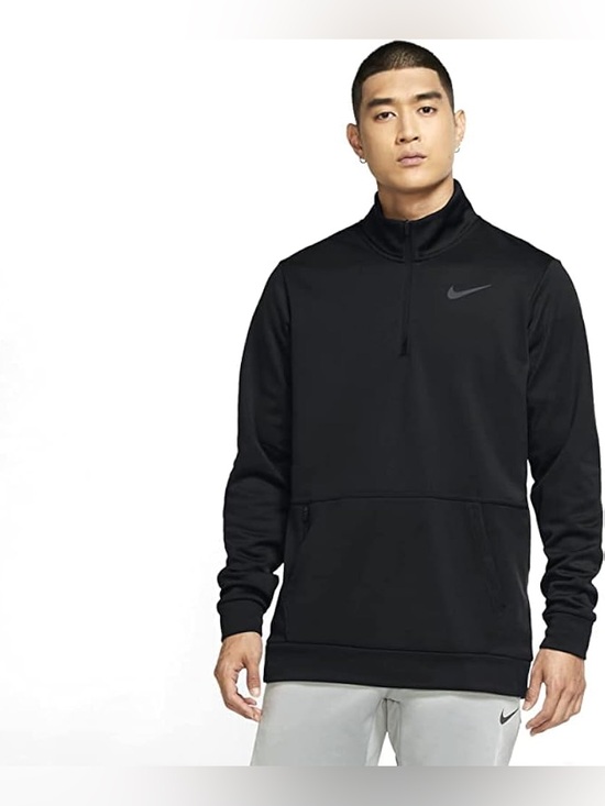 Nike Other - Mens Nike Dri-FIT Therma Long Sleeve 1/4 Zip Training Top Size LT Fleeced lined